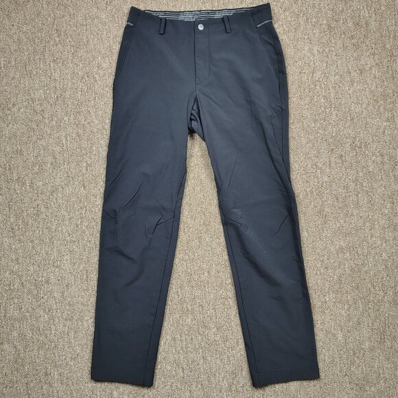NIKE Golf Dri-Fit Golf Pants Men's 28x30 Black Modern Fit Lightweight Activewear - Picture 1 of 8